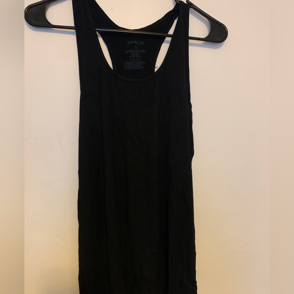 Adore Me Black Tank Top